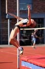 Emma Canning (Whitemoss AC) in the  heptathlon under-18s high jump during the Hexham Decathlon and heptathlon.